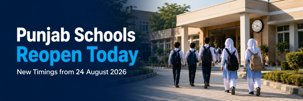 Punjab Schools Reopen Today: New Timings From August 24, 2026